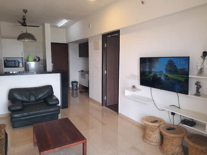 Fully furnished 1bhk Lodha